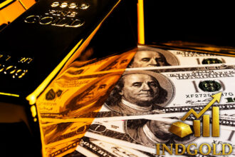 Harga Emas Pecahkan Rekor $3.674, Rally Terbatas oleh Penguatan Dolar AS